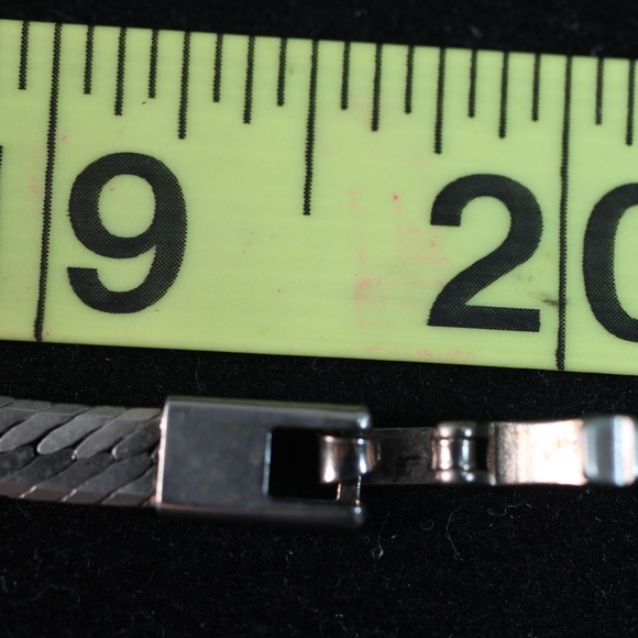 Sterling Silver 925 Herringbone Chain Necklace - Picture 5 of 5